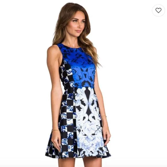 💜 Tibi Rococo Fit-and-Flare Dress