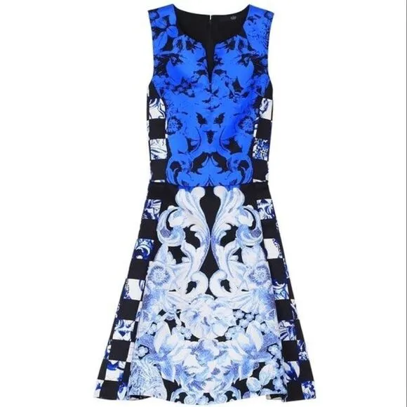 💜 Tibi Rococo Fit-and-Flare Dress