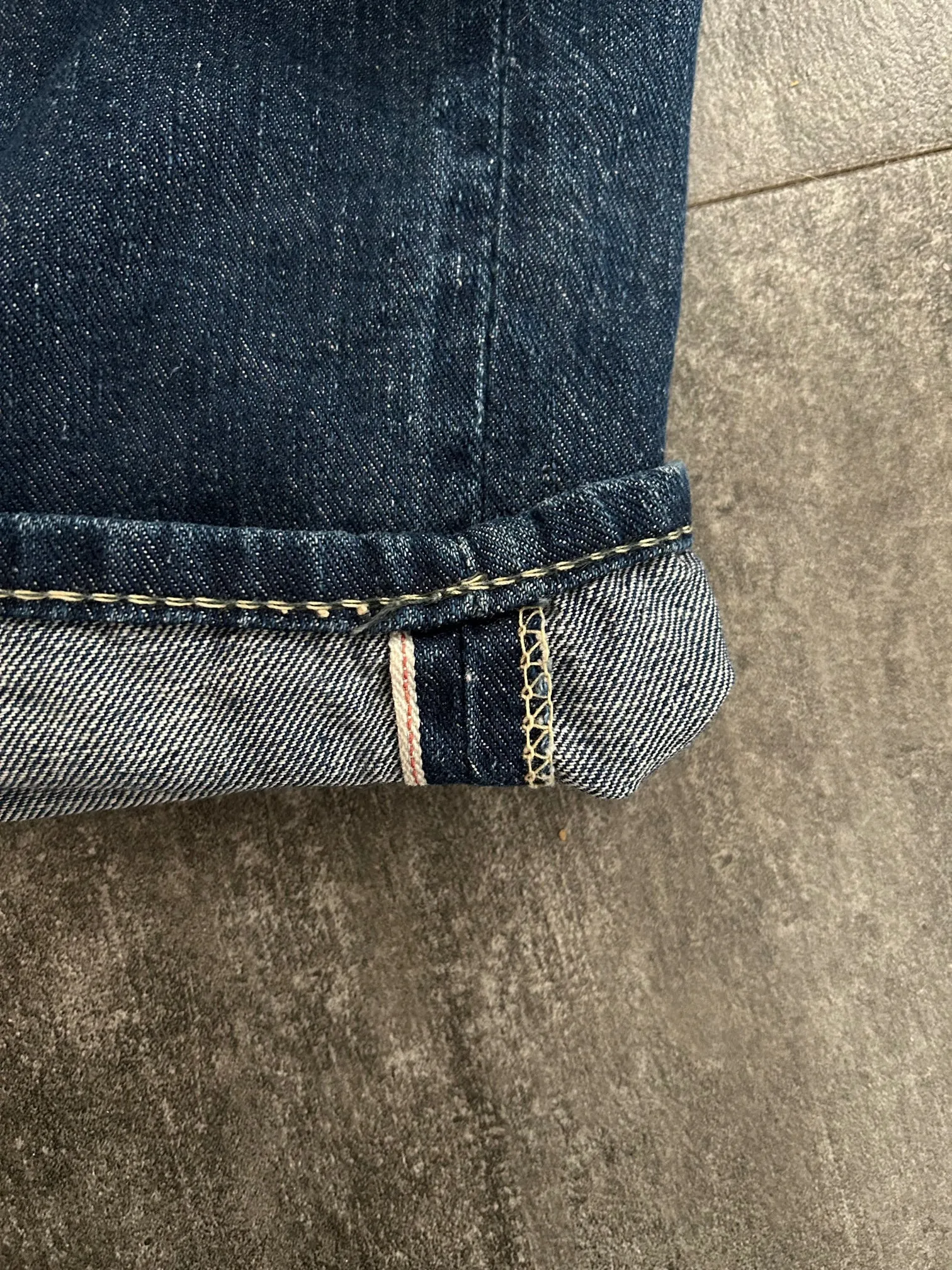 1940s 1950s Lady Lee Rider jeans . vintage red line selvedge denim . 26 waist