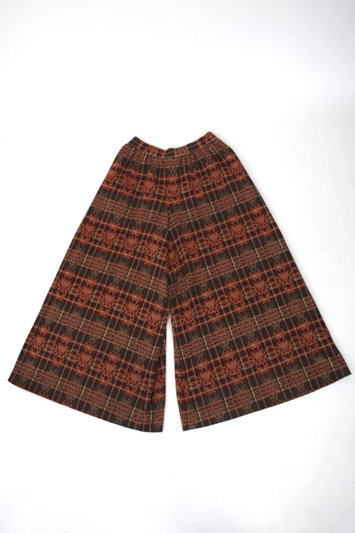 1970s Intarsia Palazzo Pants