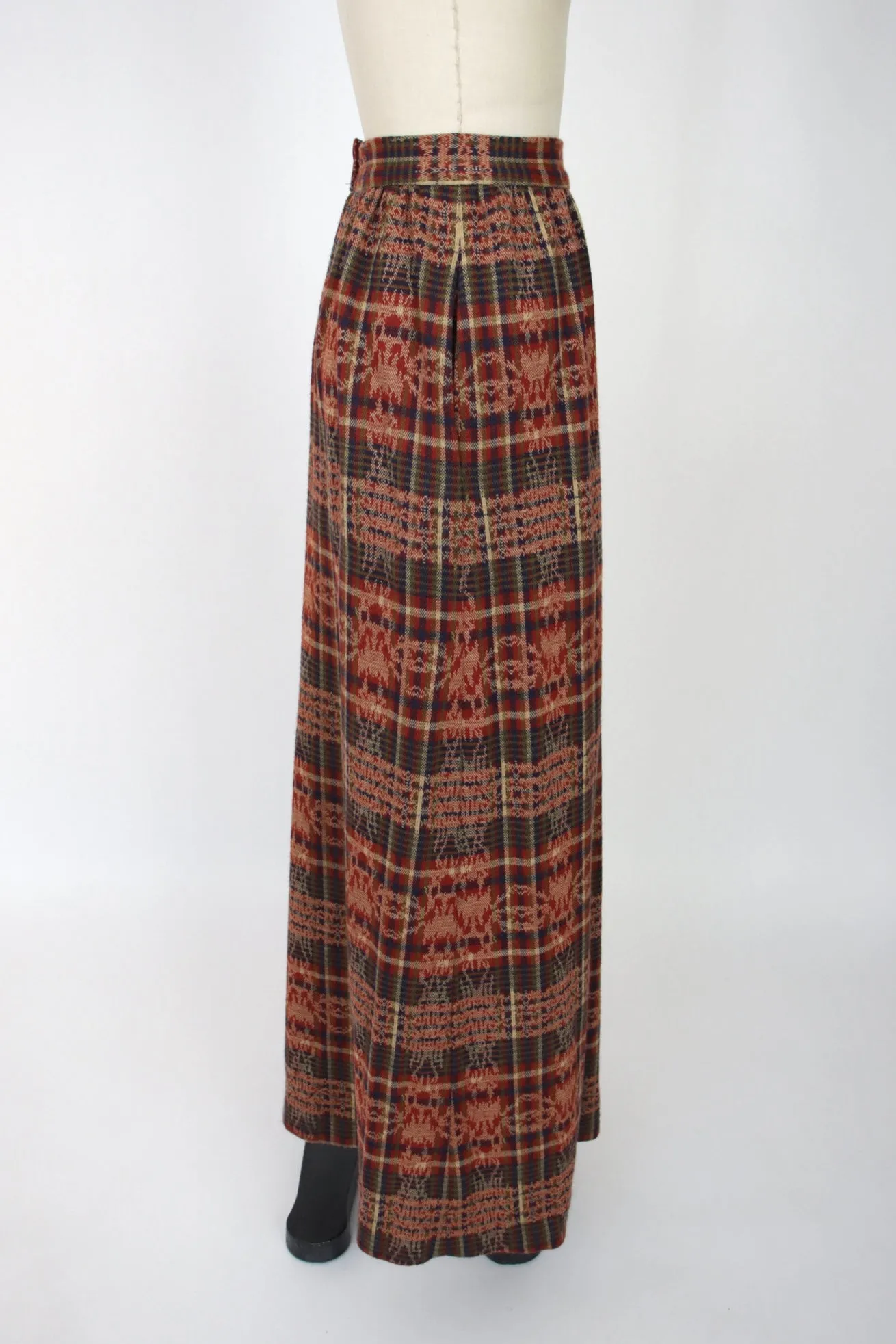 1970s Intarsia Palazzo Pants
