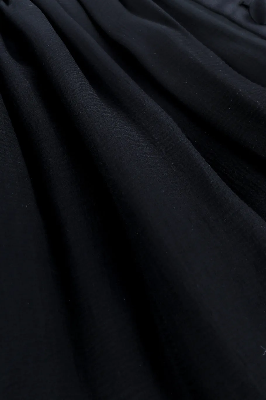 1991 S/S Silk Chiffon Lace Bow Dress
