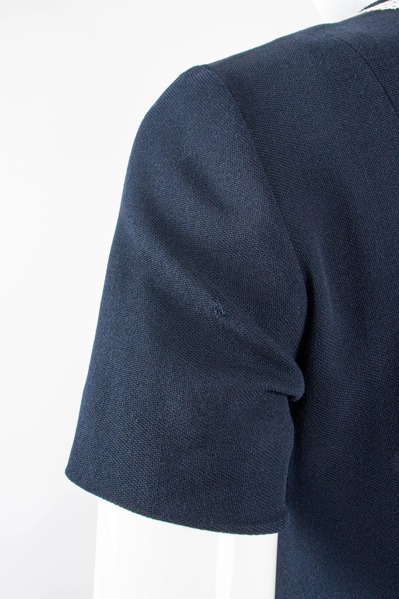 1995 Lace Trim Pleated Uniform Dress