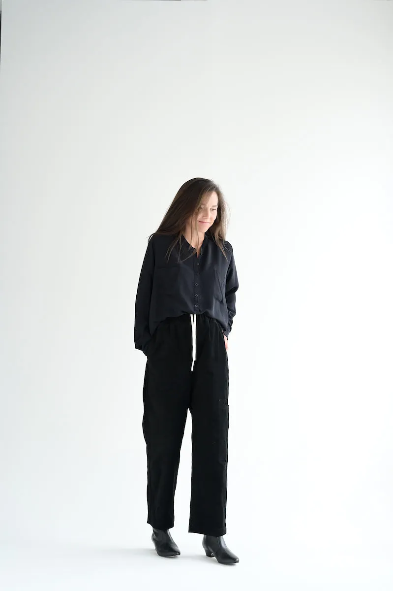 #266 Silk Blouse in Black