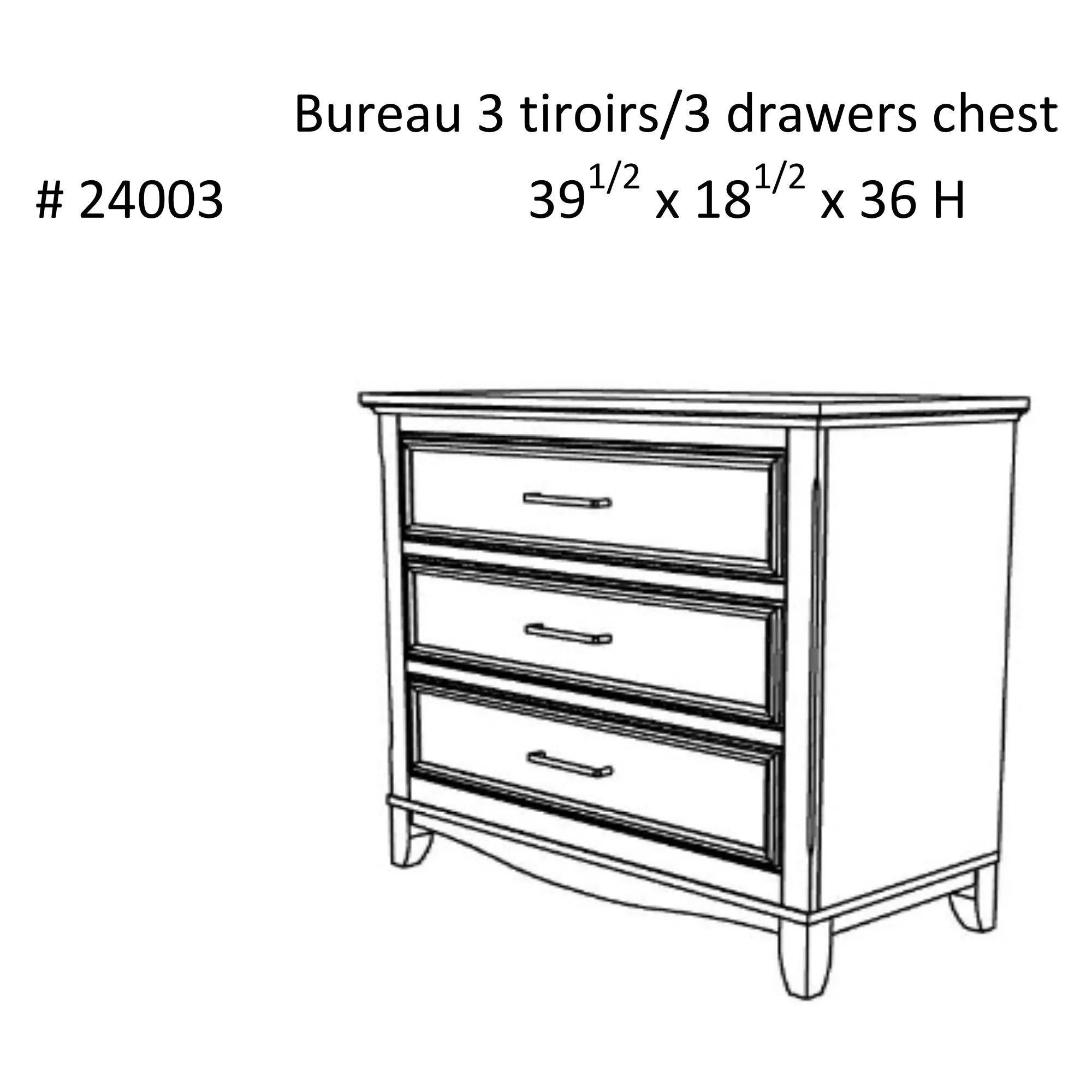 3 drawer chest office storage organization, white & walnut