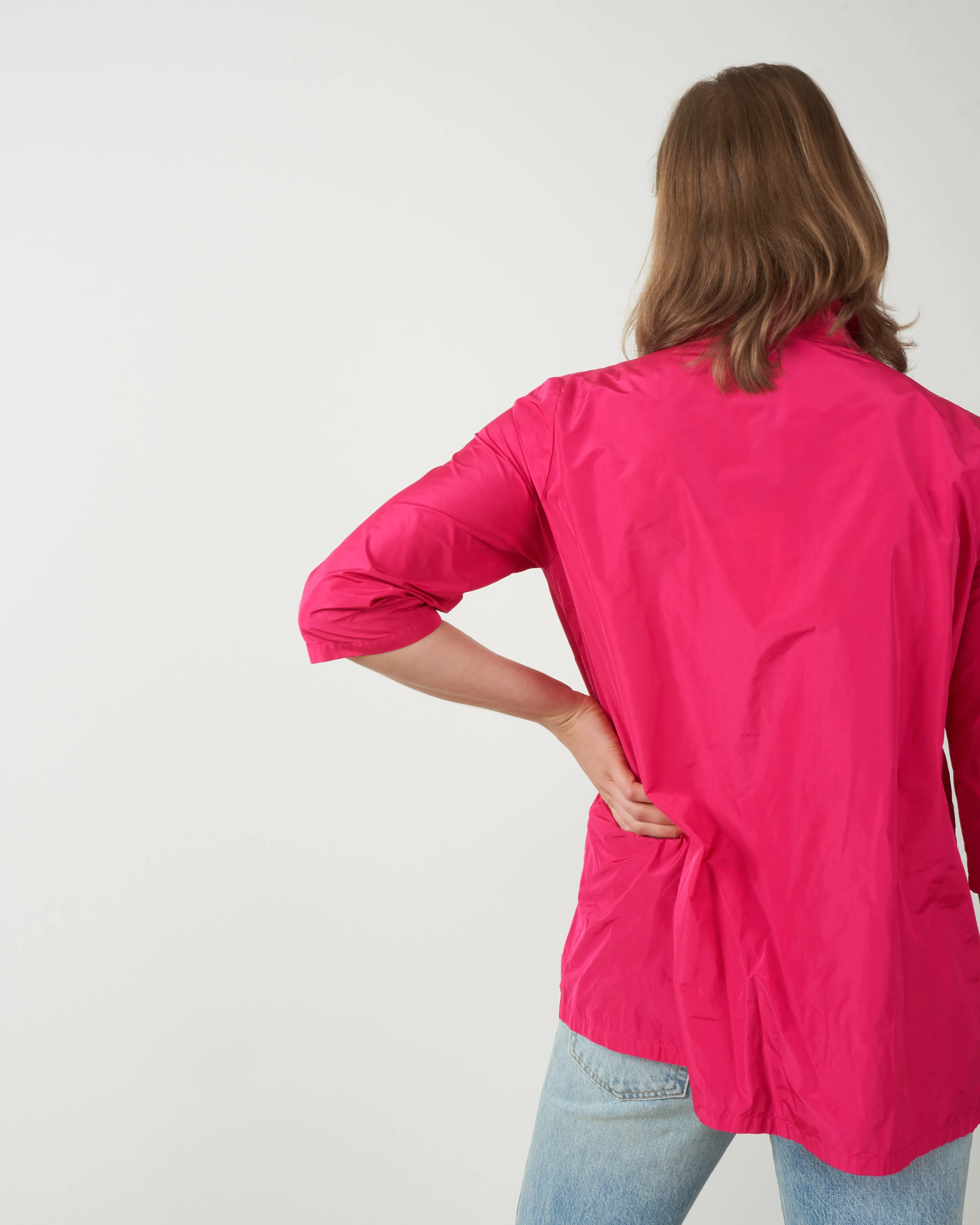 3/4 slv a-line blouse - pink