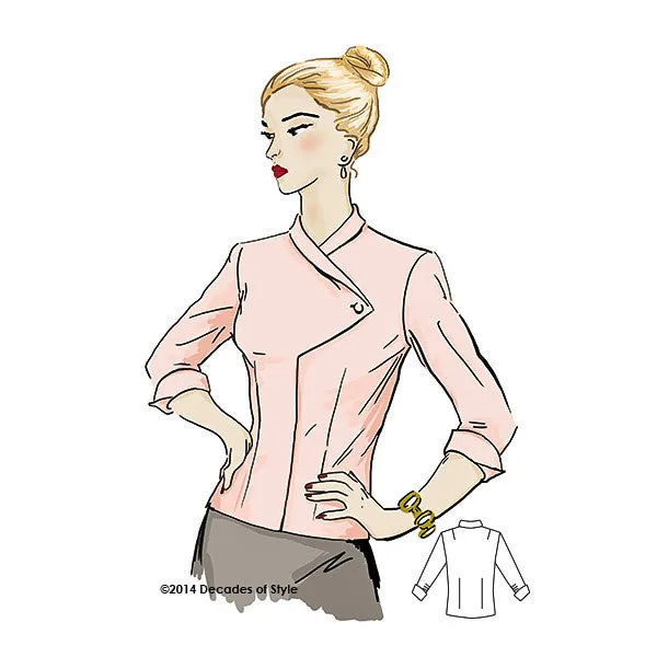 #5009    1950s Alicia Claire Blouse