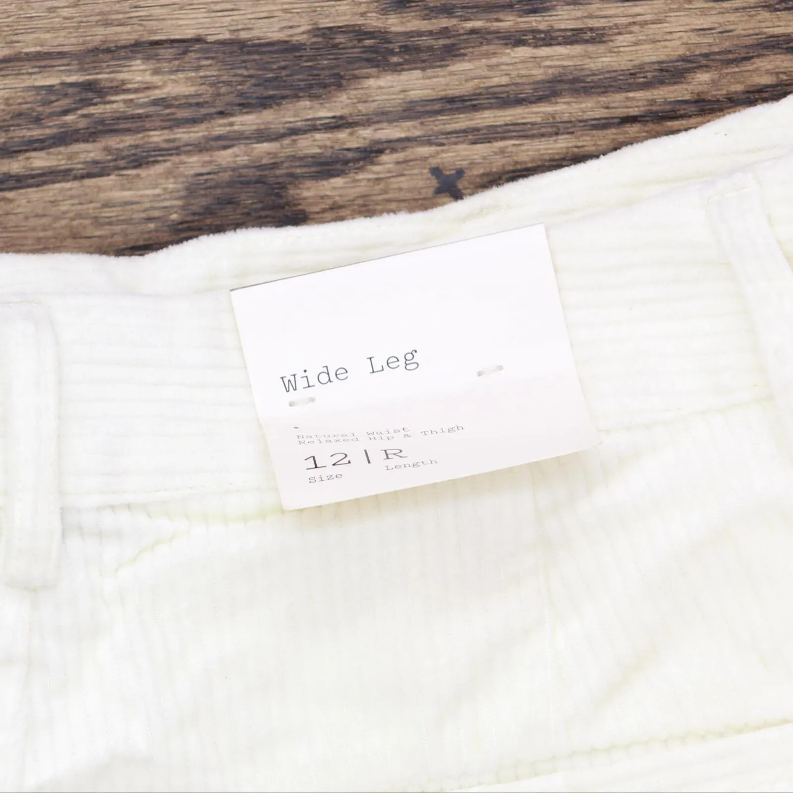 A New Day Womens Corduroy Relaxed Pants 166ecd8e4b240e Off White 12