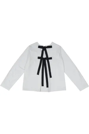 ABACO - White/Black Ties Poplin