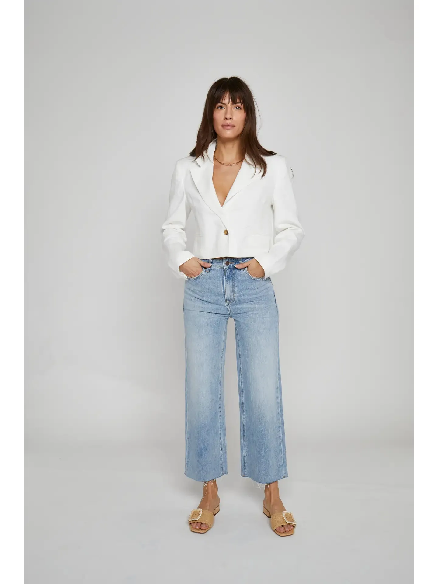 ABERDEEN HIGH RISE WIDE LEG PANTS - OLIVER LOGAN // FINAL SALE