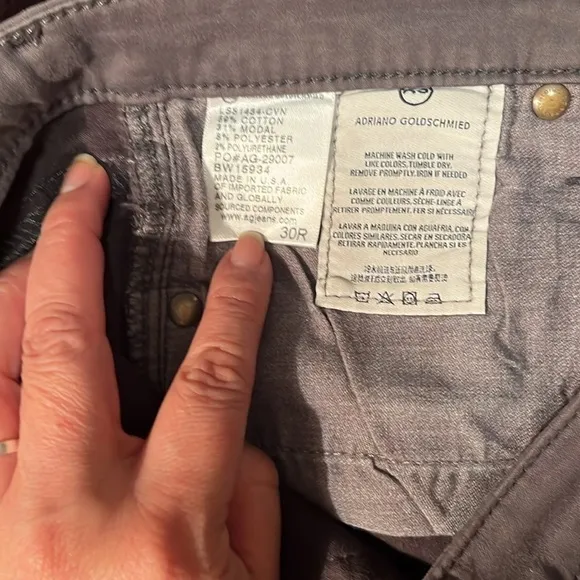 AG Adriano Goldschmeid SZ 30R Pants