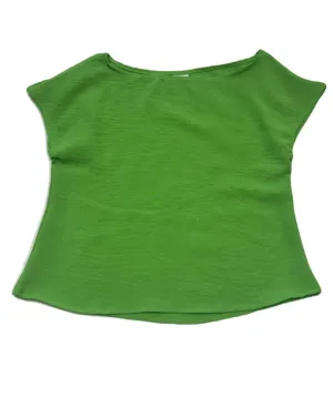 Airflow Cap Sleeve Top- Lime
