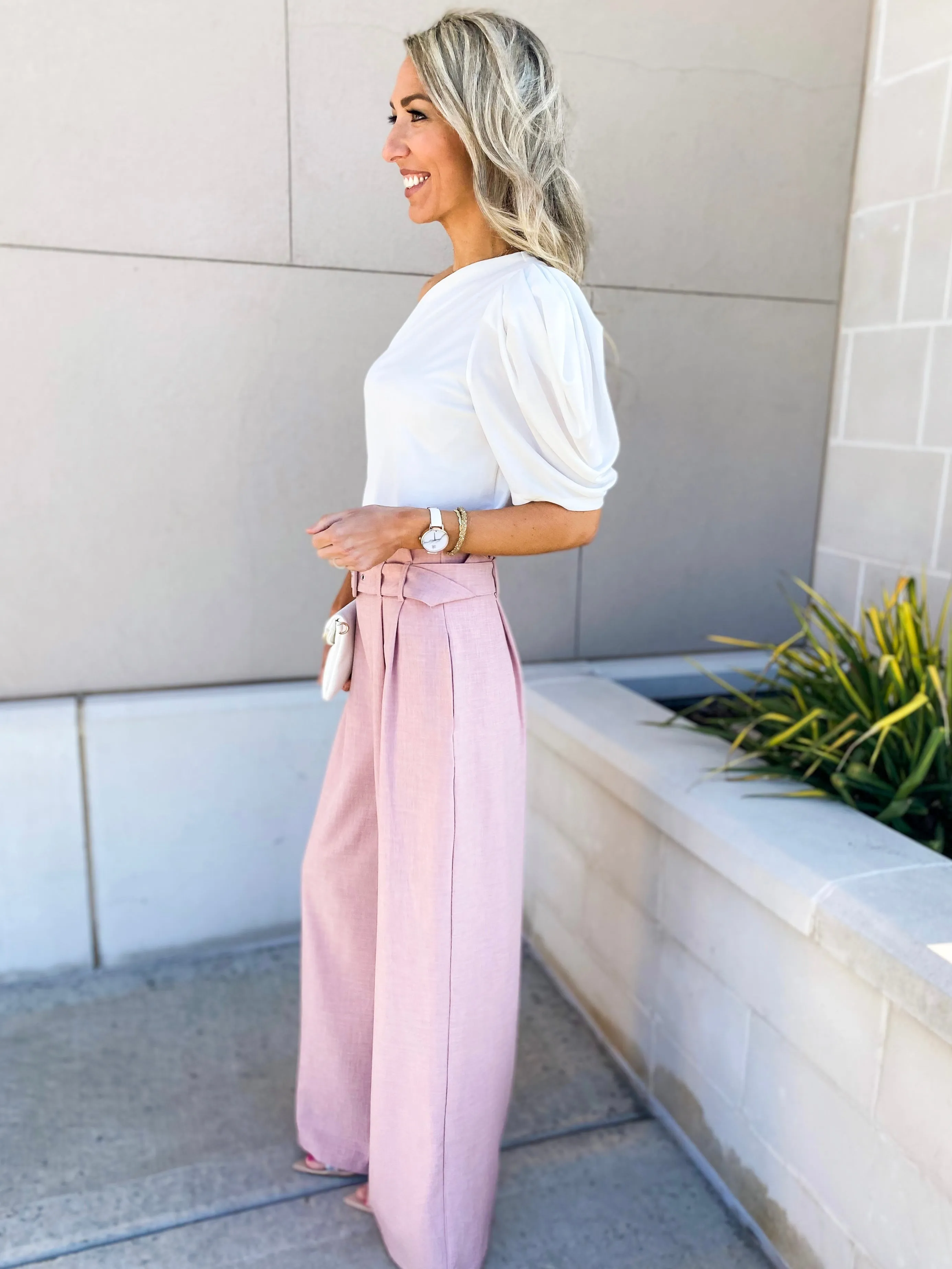 Alyssa Draped One Shoulder Top
