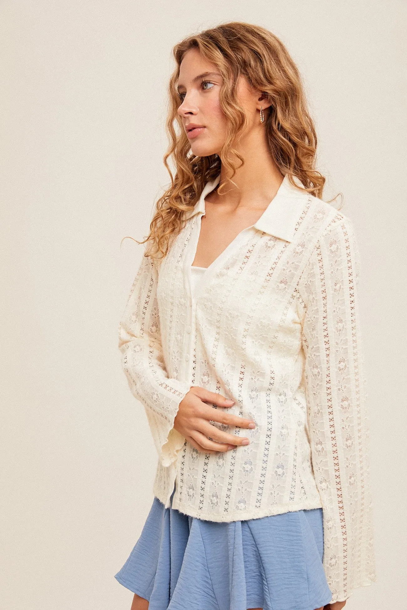 Amelia  Button Down Blouse