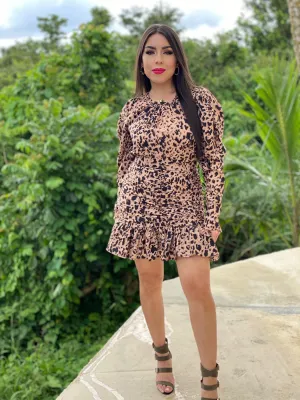 ANIMAL PRINT BLOUSE