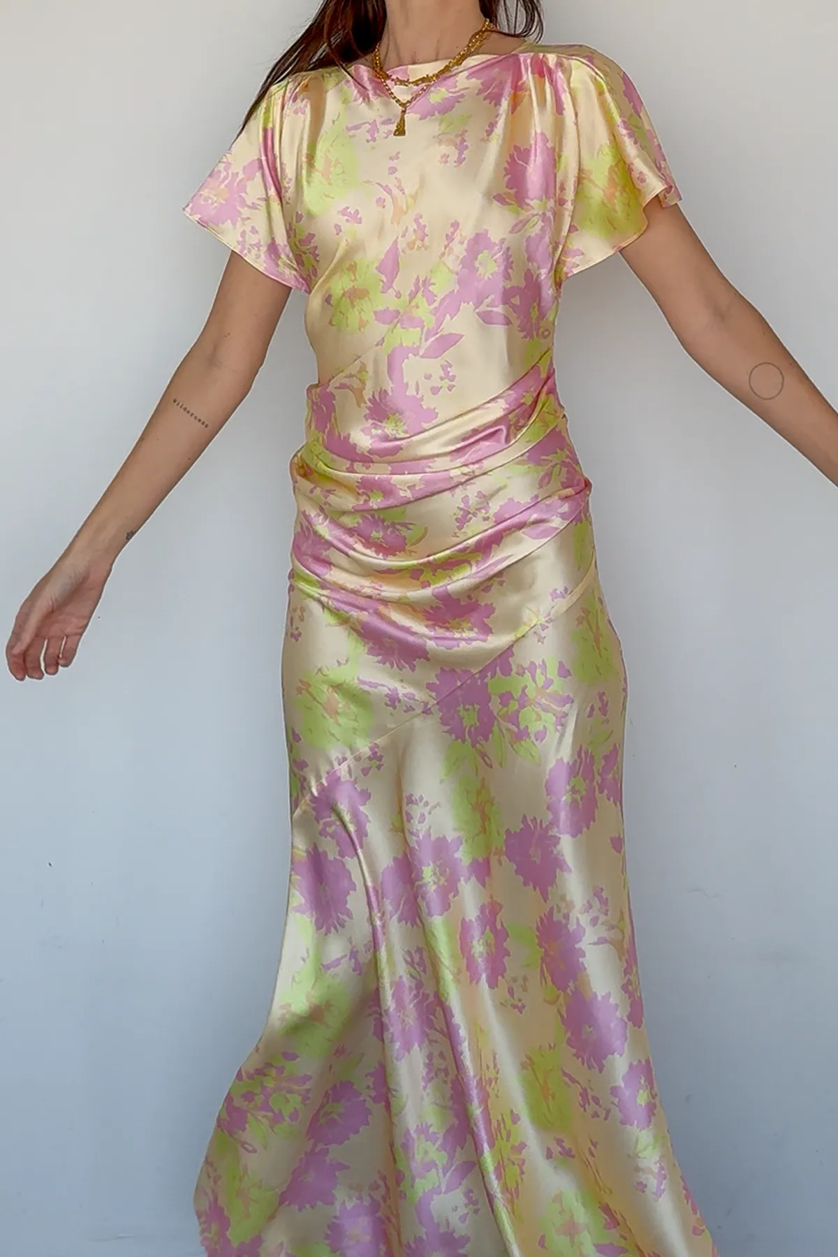 Annette Drape Dress