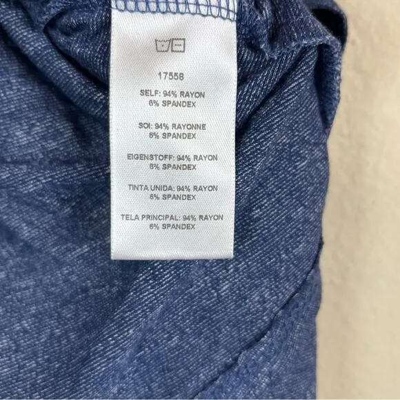ANTHROPOLOGIE Dolan Blue Draped Faux Wrap Maleo Skirt XS Tulip NWT Boho Casual