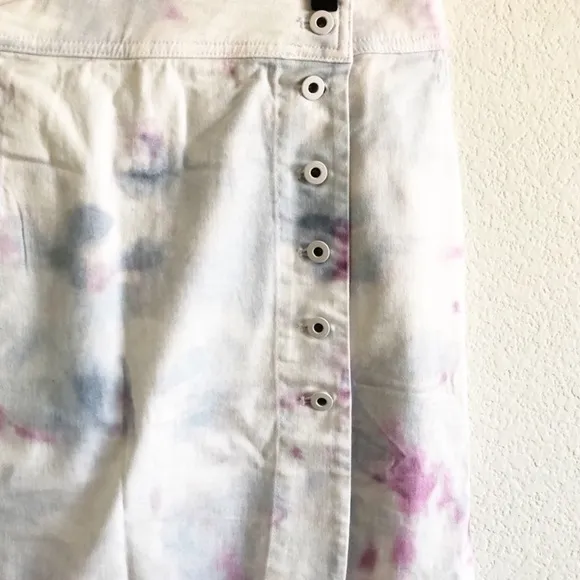 Anthropologie Kimmie Stretch Tulip Tie-Dye Skirt Size 2