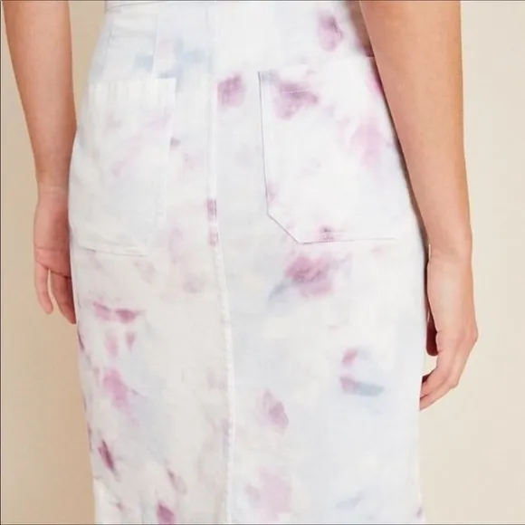 Anthropologie Kimmie Stretch Tulip Tie-Dye Skirt Size 2