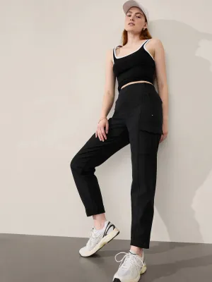 Athleta high rise cargo pants size 10