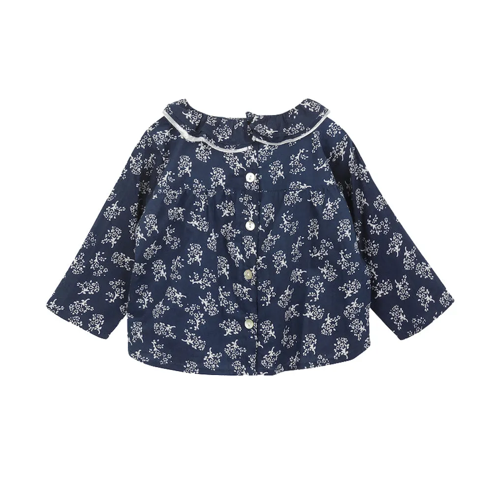 Baby Girl Navy Renia Blouse