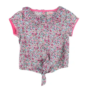 Baby Girls Floral Print Poplin Blouse