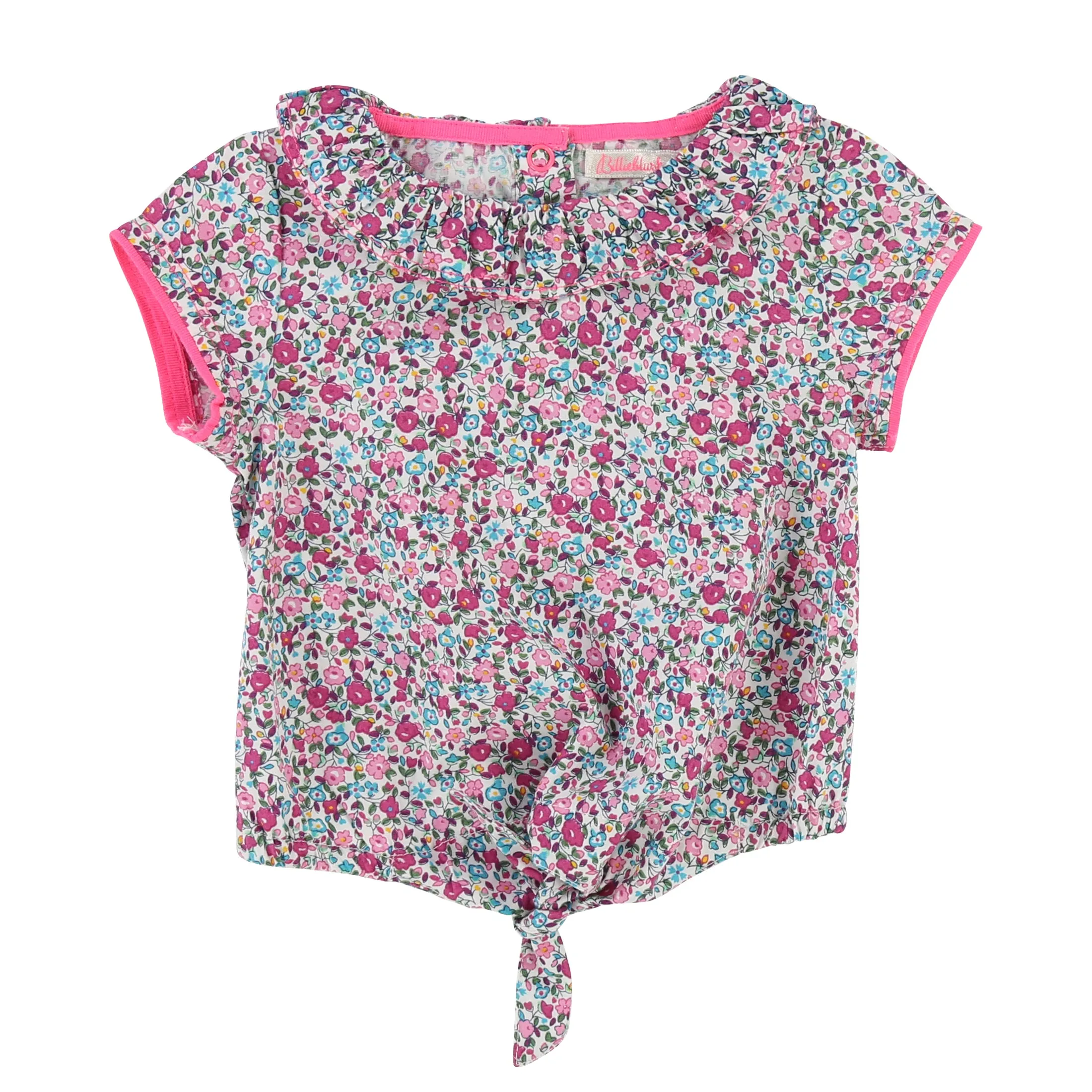 Baby Girls Floral Print Poplin Blouse