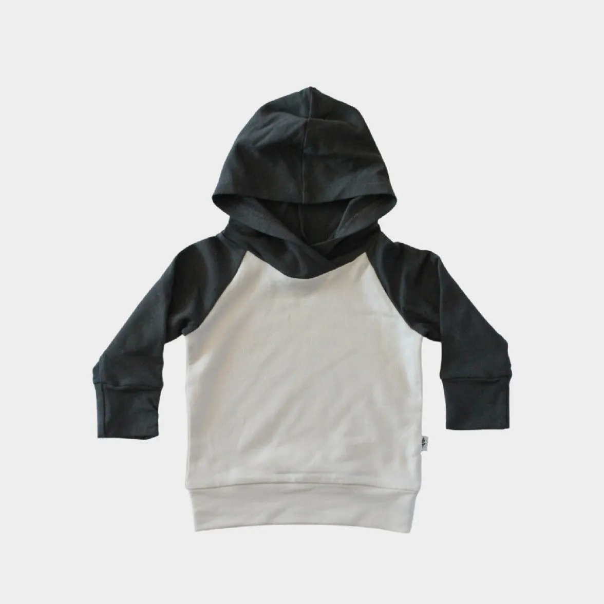 Babysprouts Colorblock Hoodie in Graphite