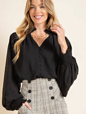 Back in Business Top: Black