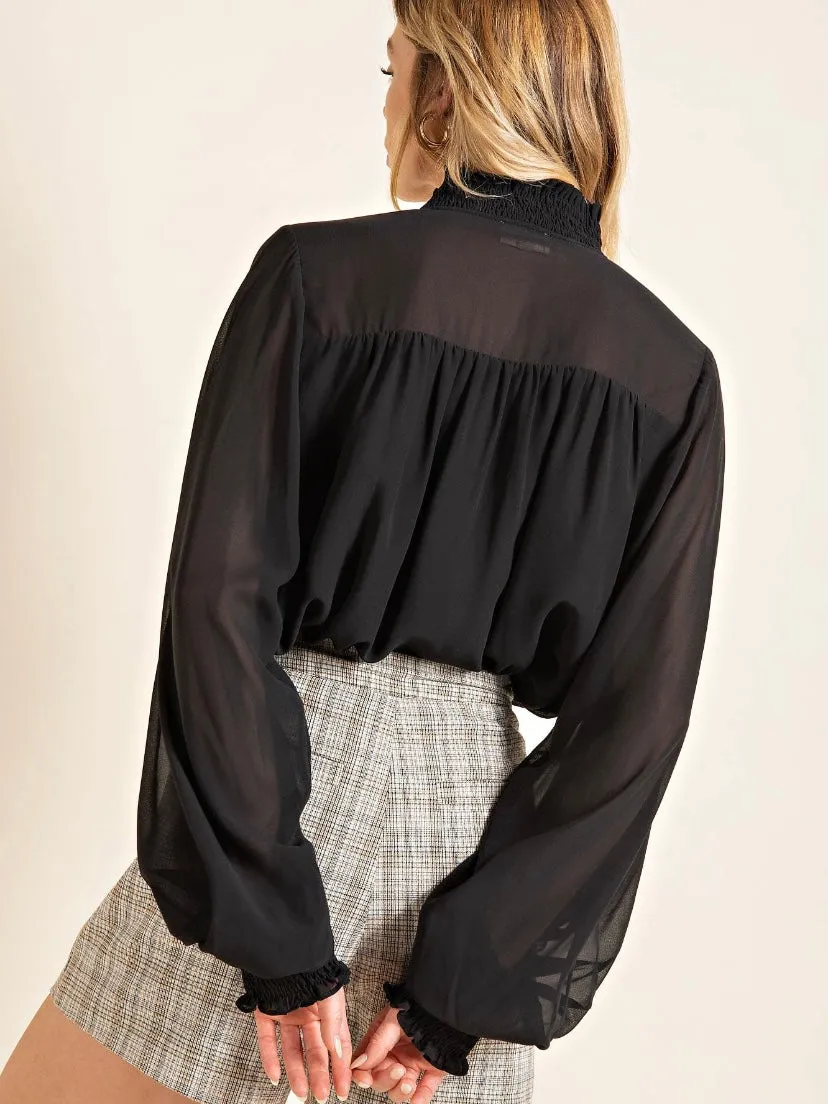 Back in Business Top: Black