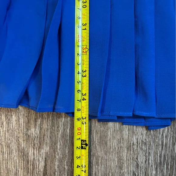 Banana Republic | NWT Pleated Ruched Waist Maxi Skirt Cobalt Blue, Small Petite