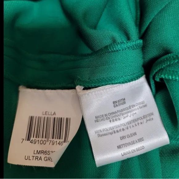 Bcbgmaxazria Emerald Green Lella Halter Bodycon Tassel Tie Mini Dress Small🔥💚