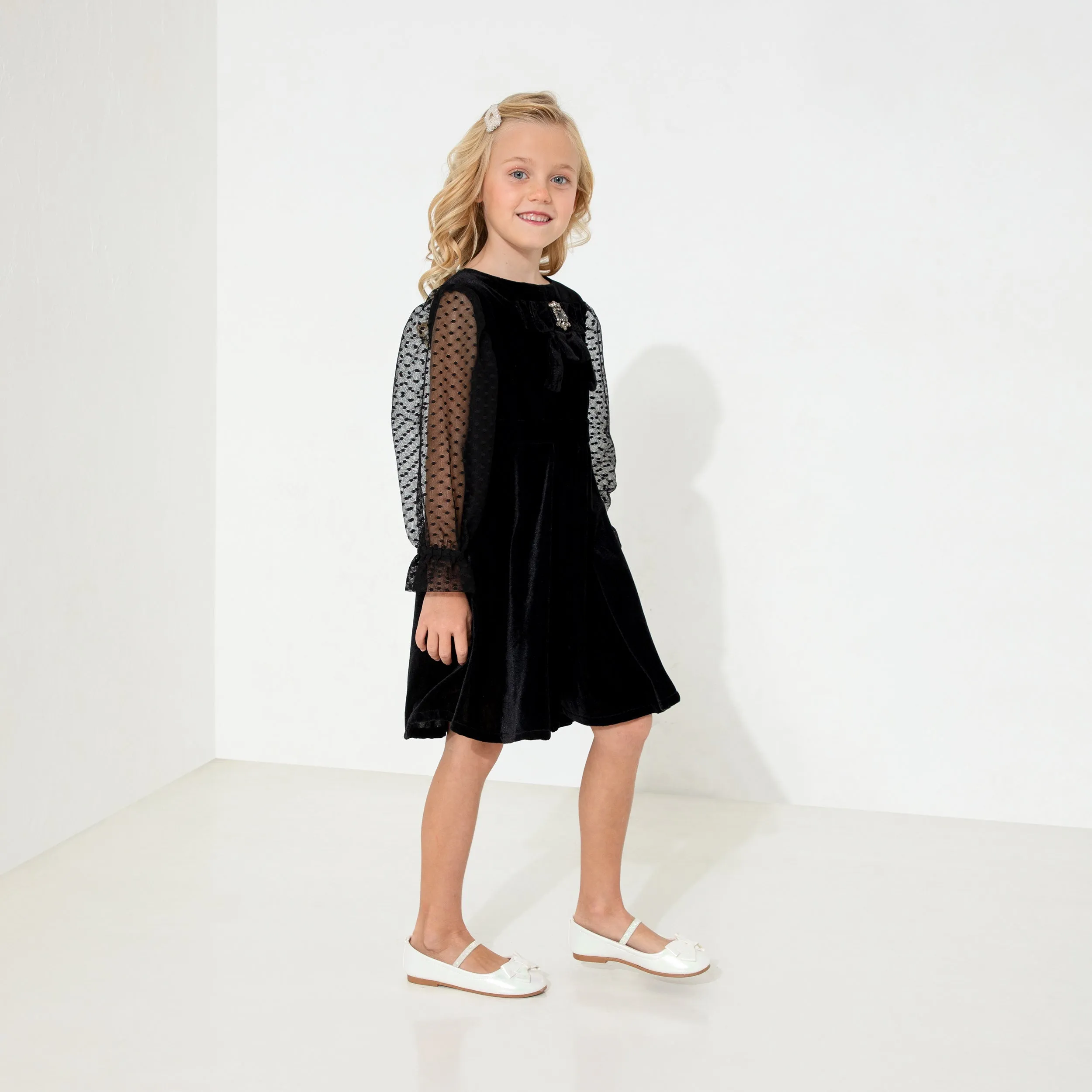 Beaded Flair Party Dress