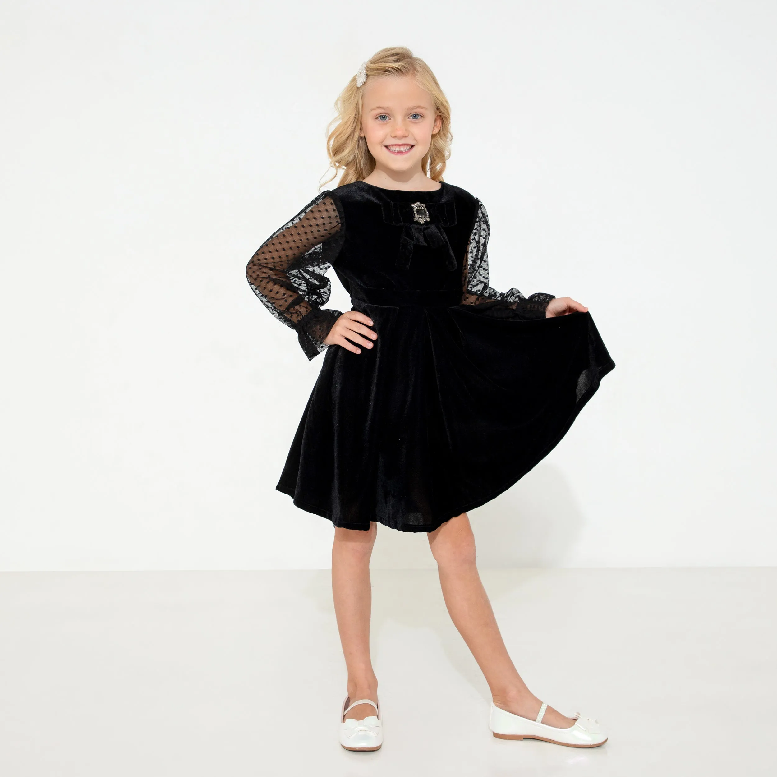 Beaded Flair Party Dress