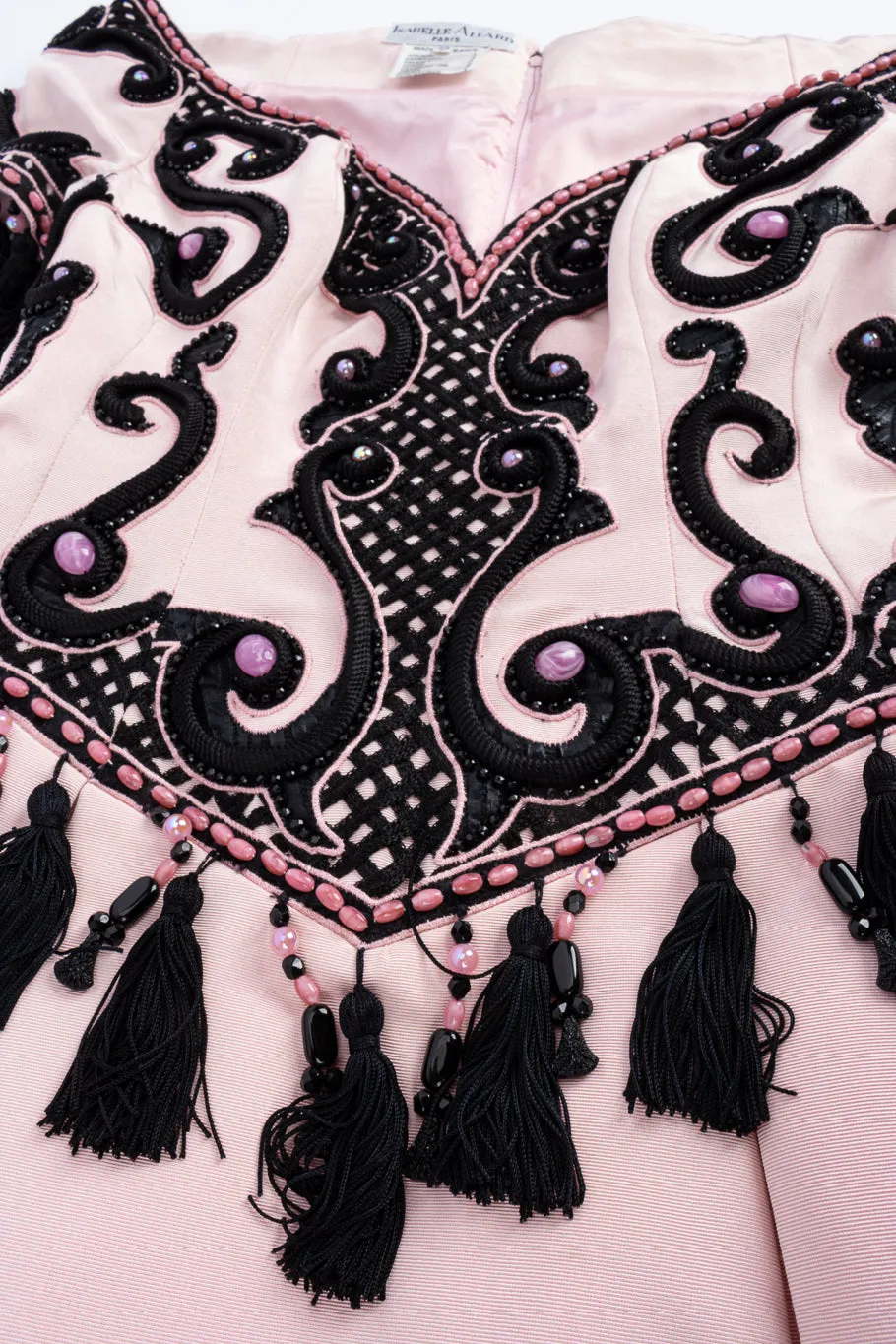 Beaded Tassel Cocktail Dress