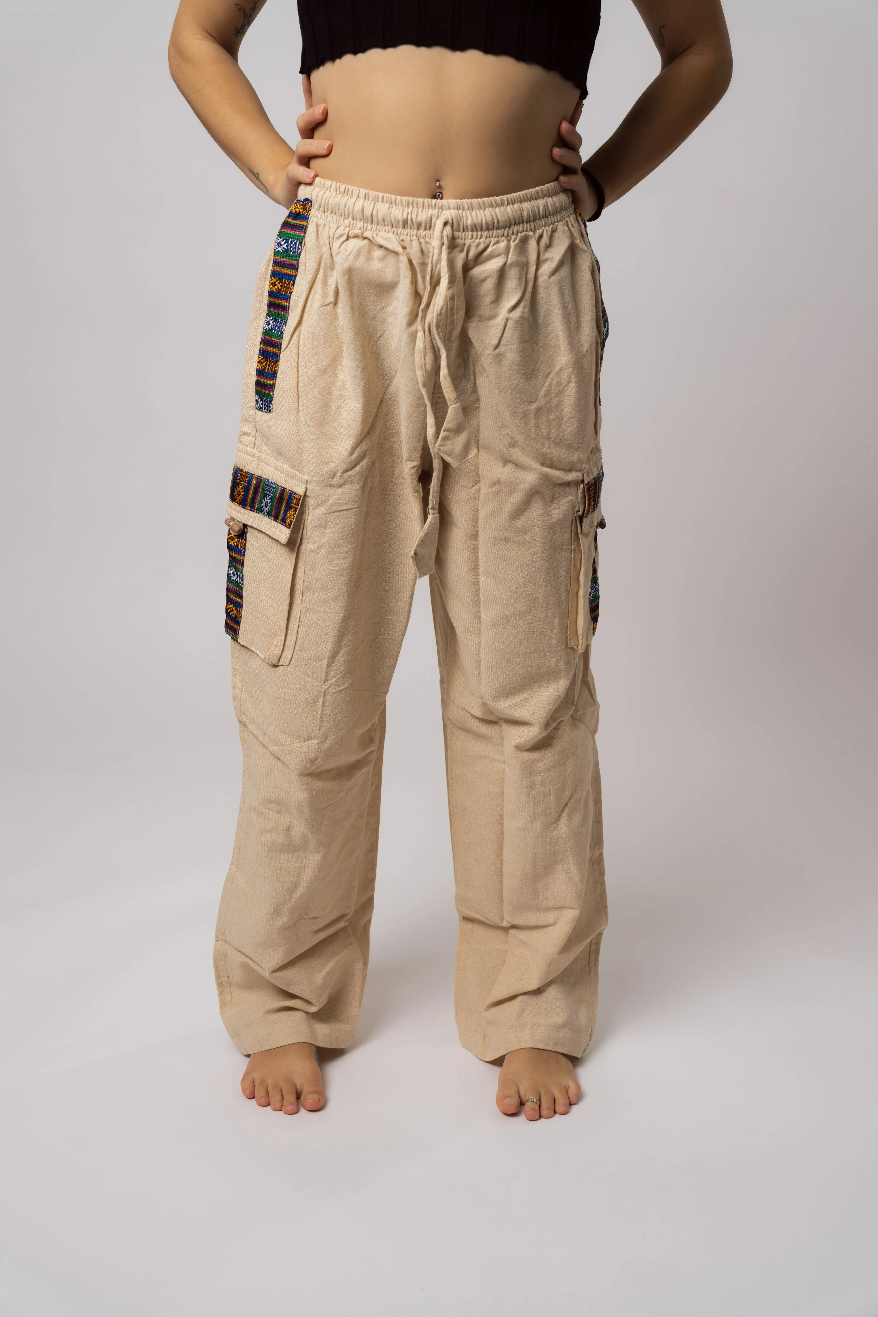 Beige Hippie Pants