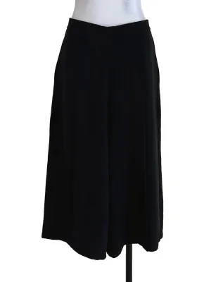 Black Plain Culottes