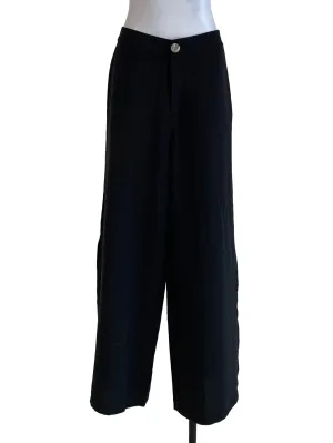 Black Plain Formal Pants