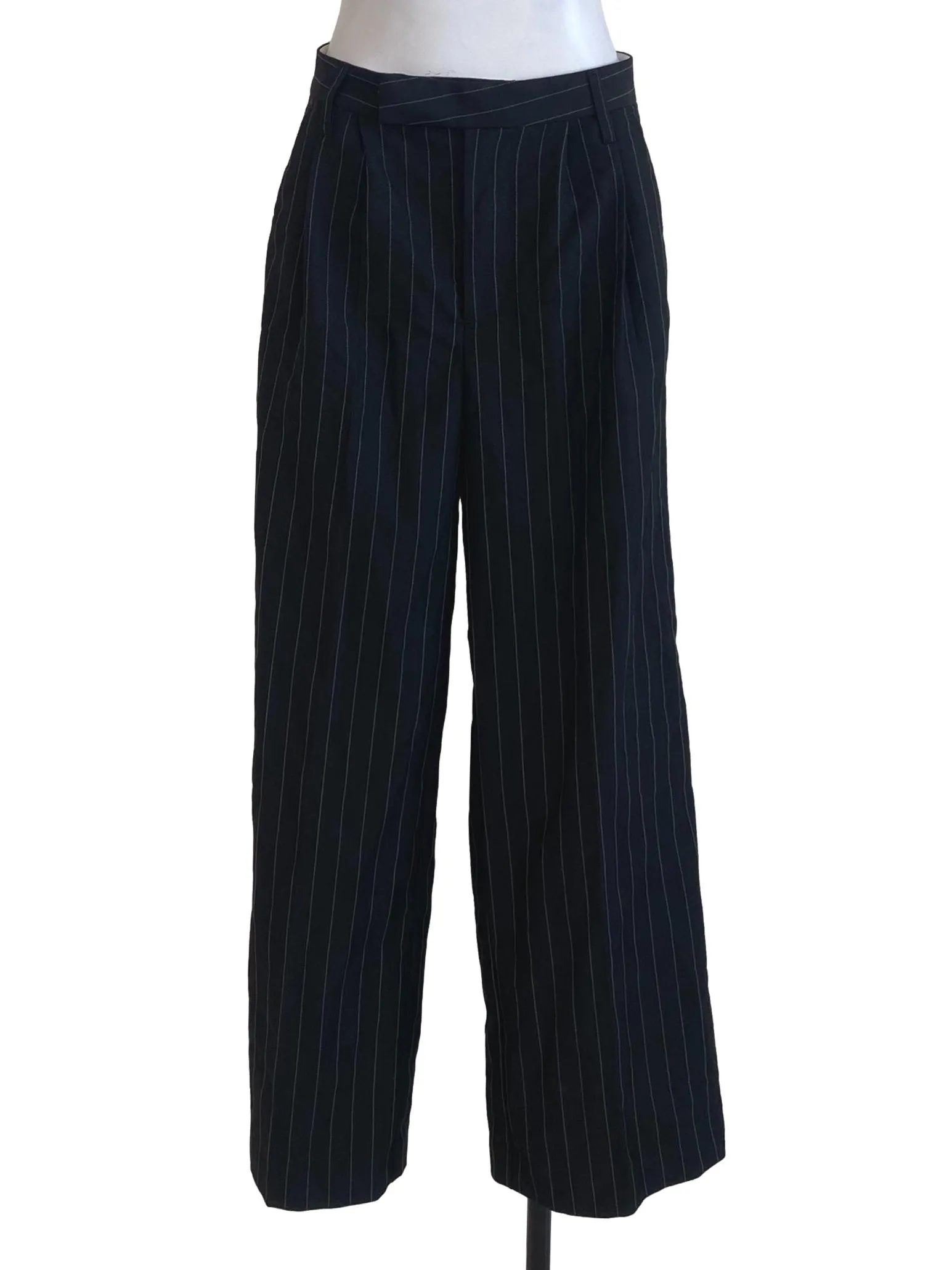 Black Stripes Pants