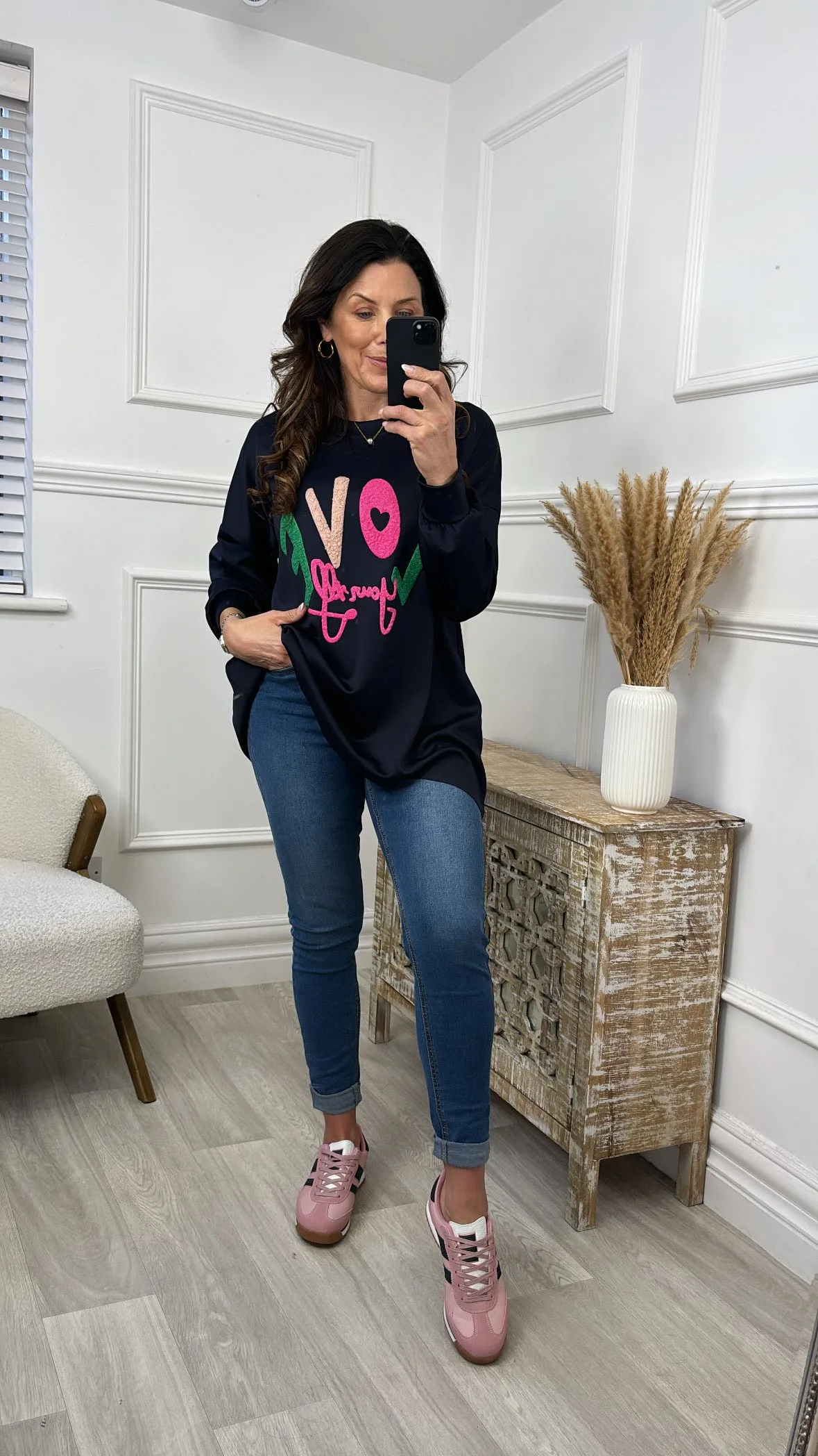 Blake Navy LOVE Yourself Sweatshirt