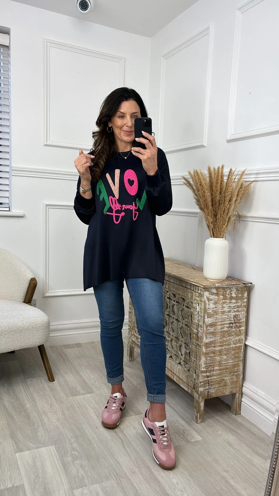 Blake Navy LOVE Yourself Sweatshirt