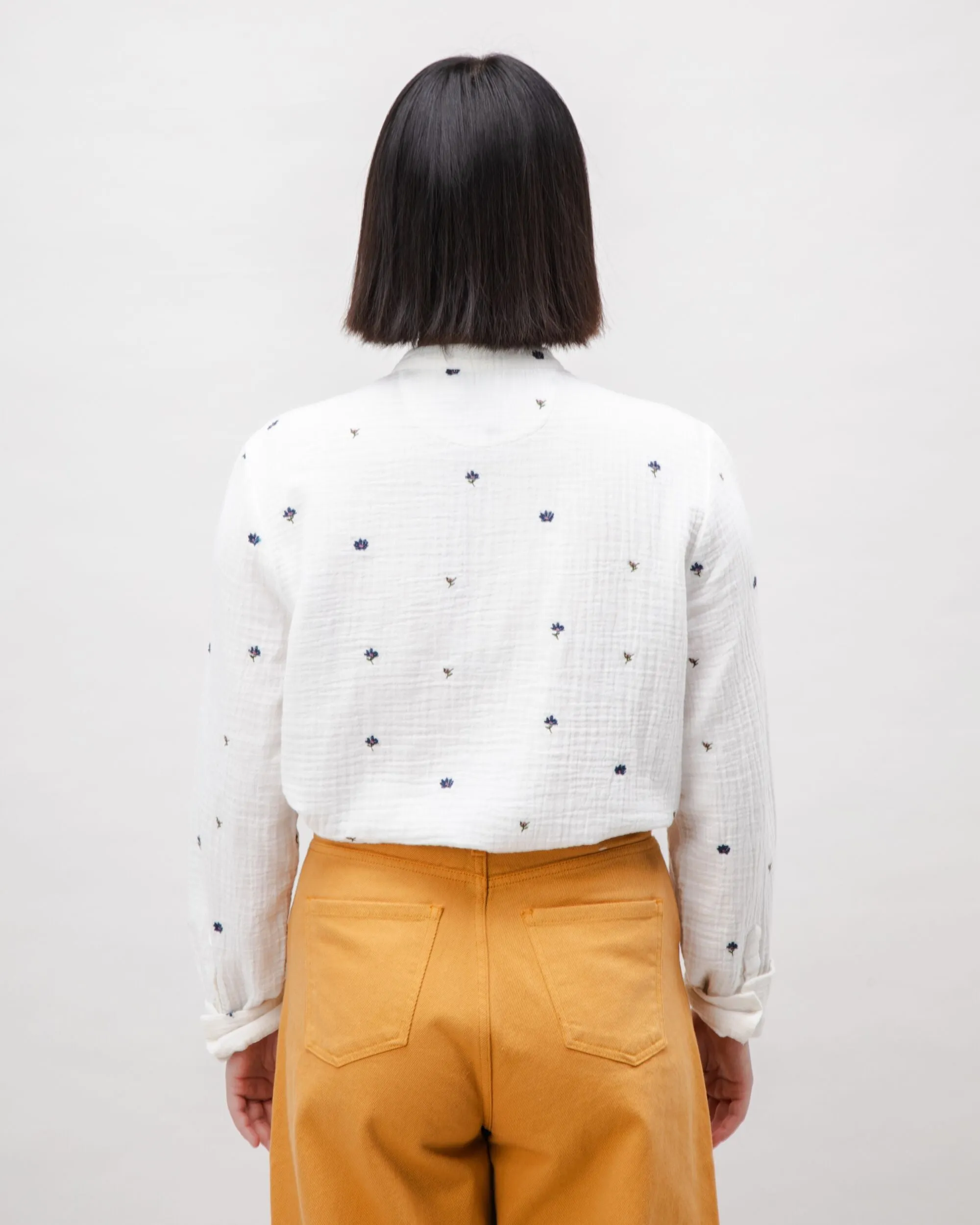 Bloom Boho Cotton Blouse Ecru