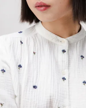 Bloom Boho Cotton Blouse Ecru