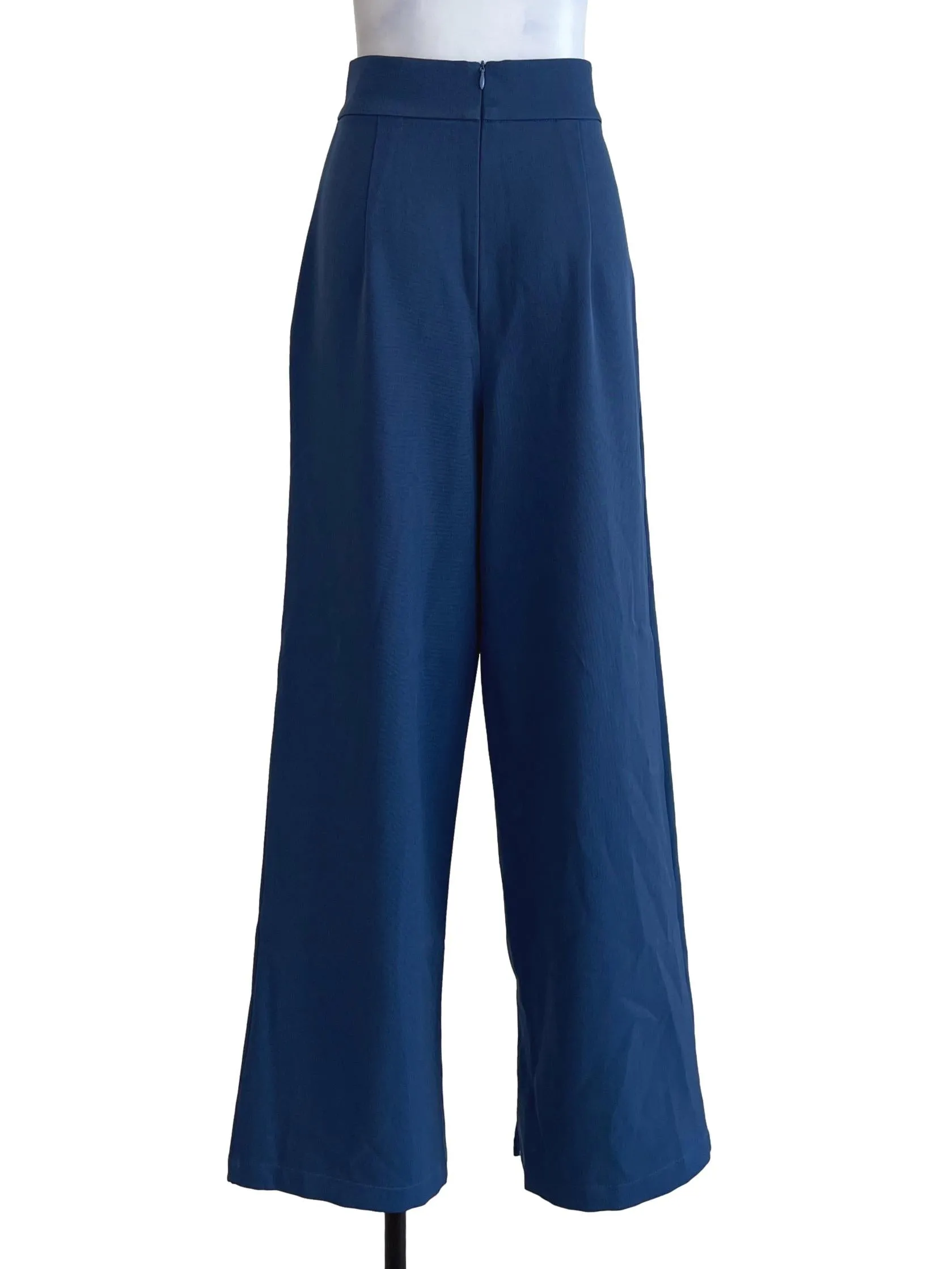 Blue Plain Pants YHF