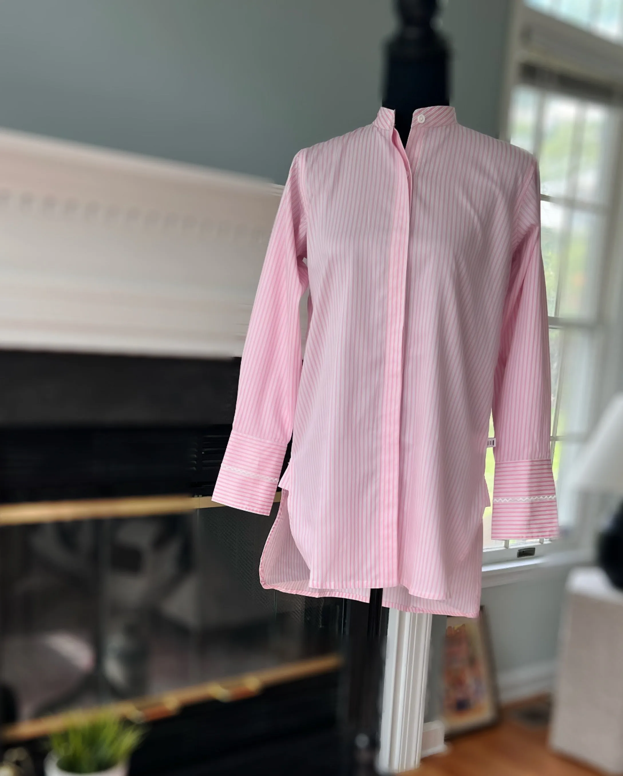 Blush Pink Striped Tunic