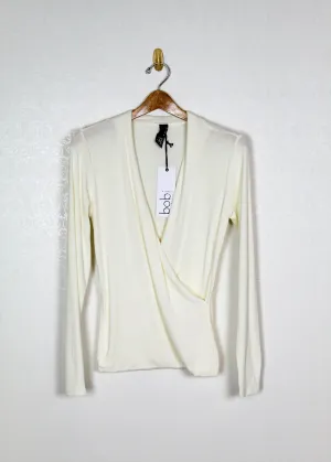 Bobi Surplice Open LS Top