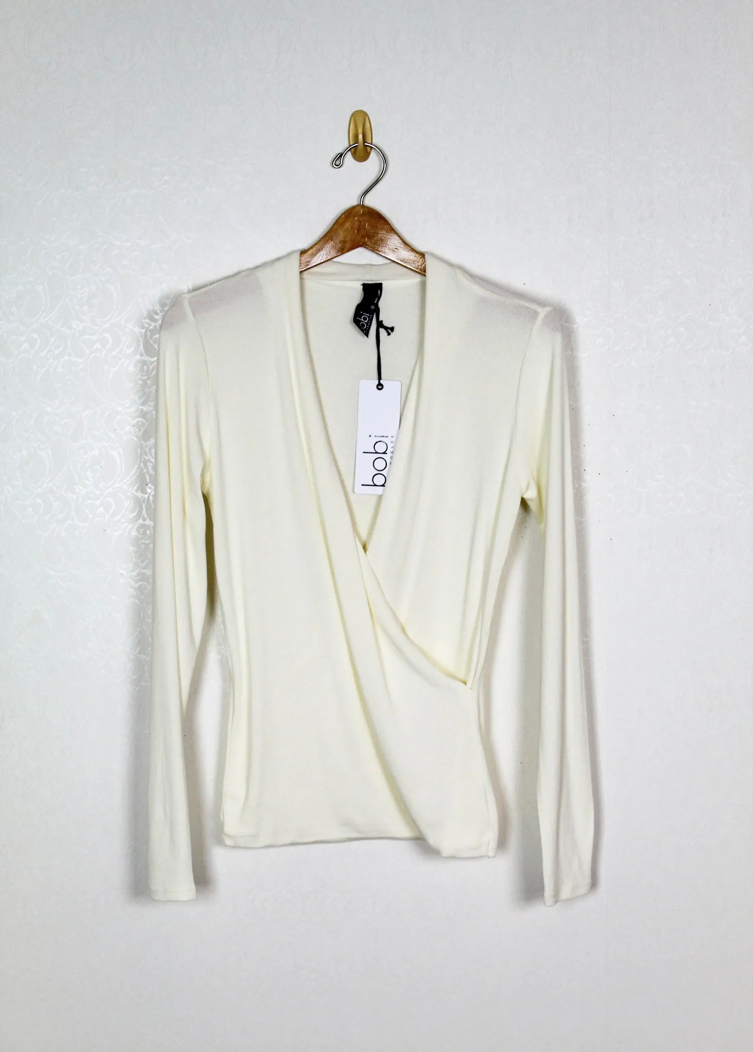 Bobi Surplice Open LS Top