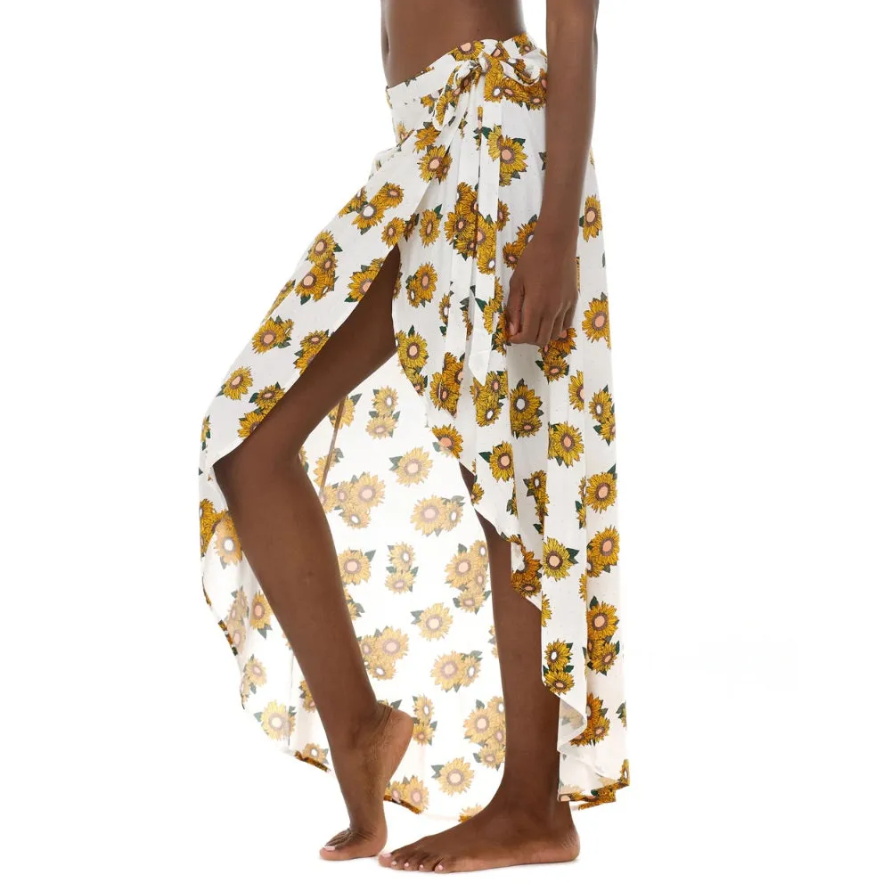 BODY GLOVE PLAYFUL LENA SKIRT COVER UP PEARL