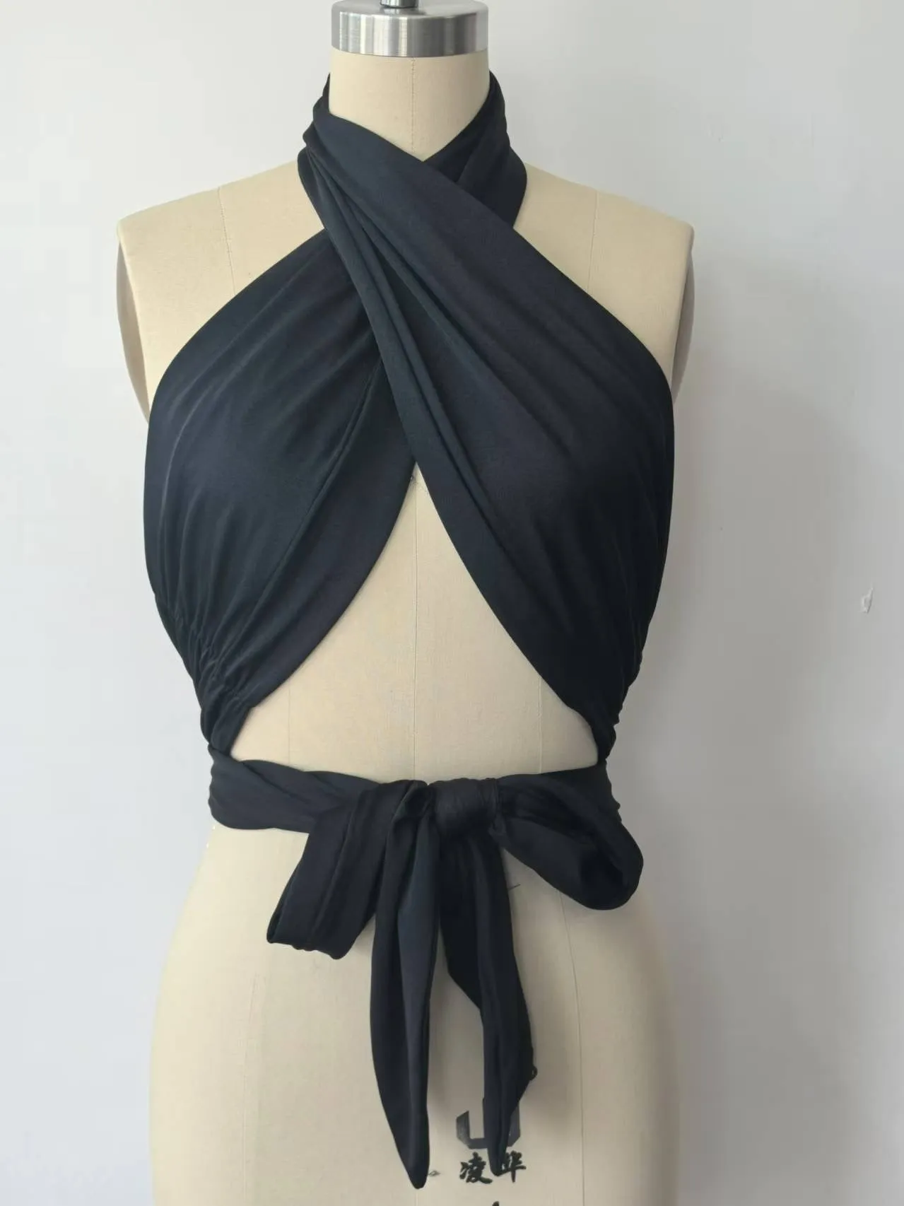 Bound wrap top