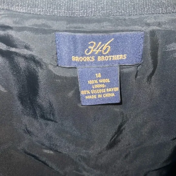 Brooks‎ Brothers 346 A-Line Pleated Grey Wool Skirt Career